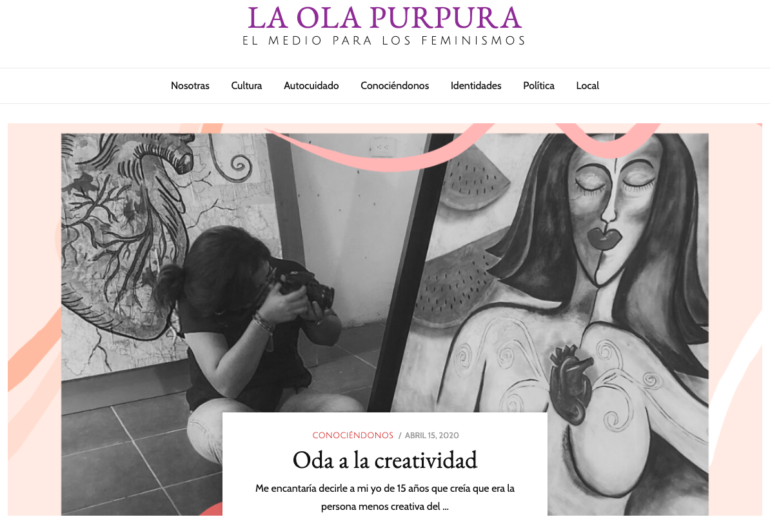 Sitio Web La Ola Purpura