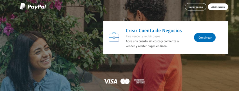Cuenta de PayPal para Empresas